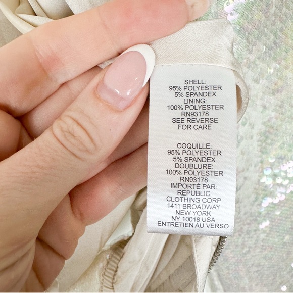 NWT Elie Tahari Sequin Bomber Jacekt - Picture 10 of 11